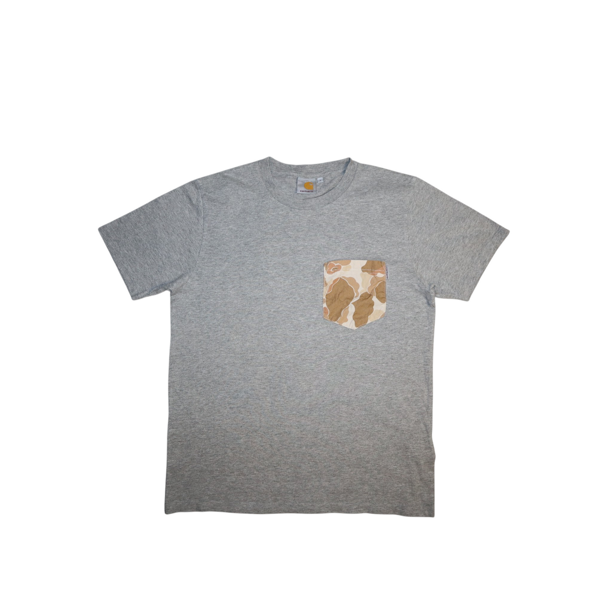 Vintage Carhartt Camo Pocket Tee | Grey | Size S