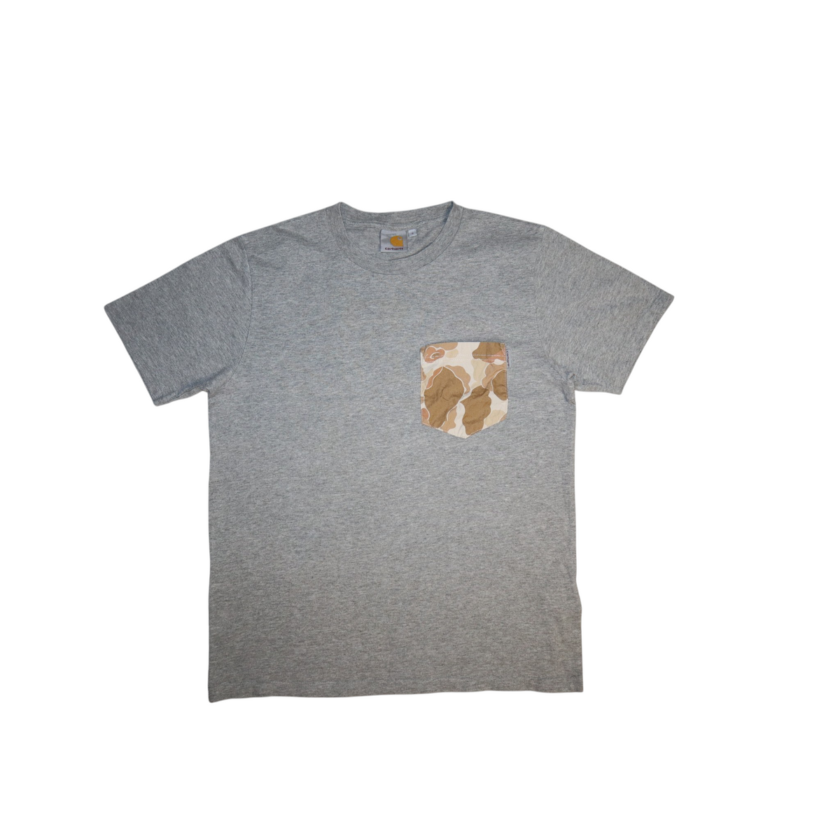 Vintage Carhartt Camo Pocket Tee | Grey | Size S