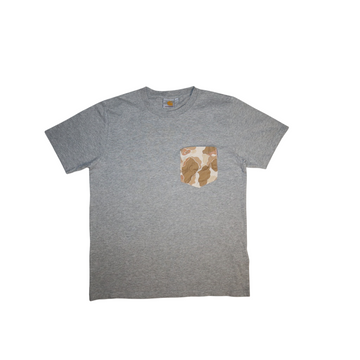 Vintage Carhartt Camo Pocket Tee | Grey | Size S