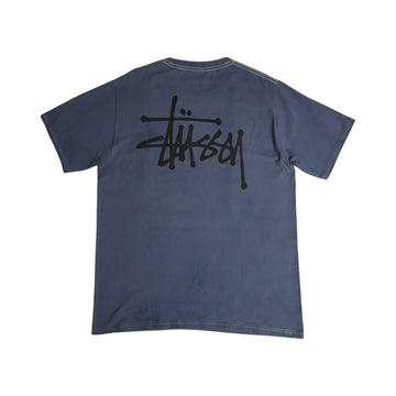 Stussy Basic Logo Tee | Petrol Blue | Size M