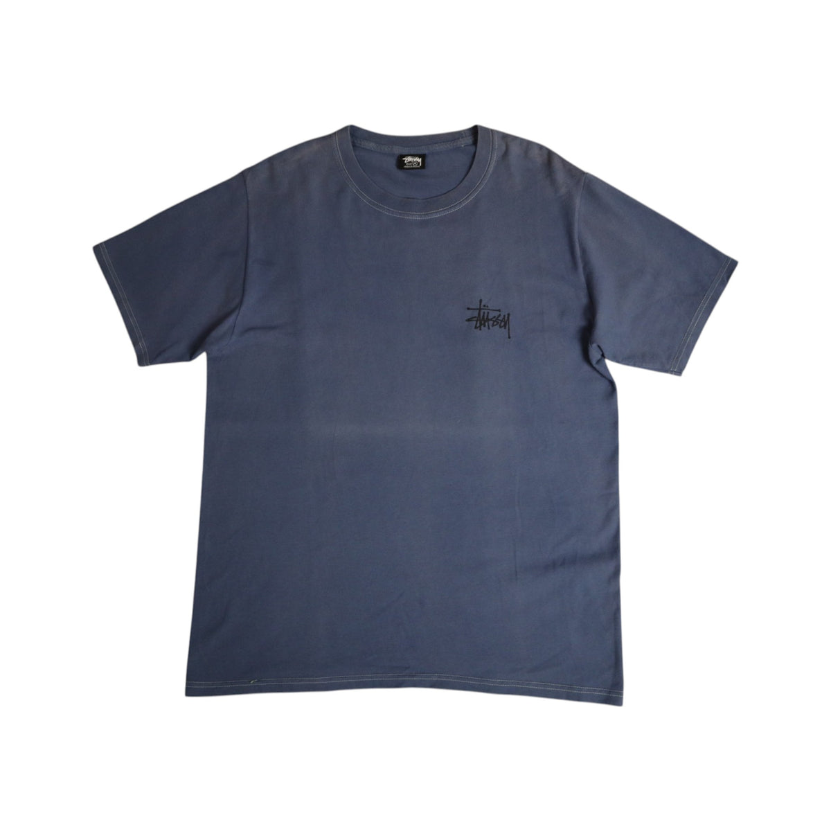 Stussy Basic Logo Tee | Petrol Blue | Size M