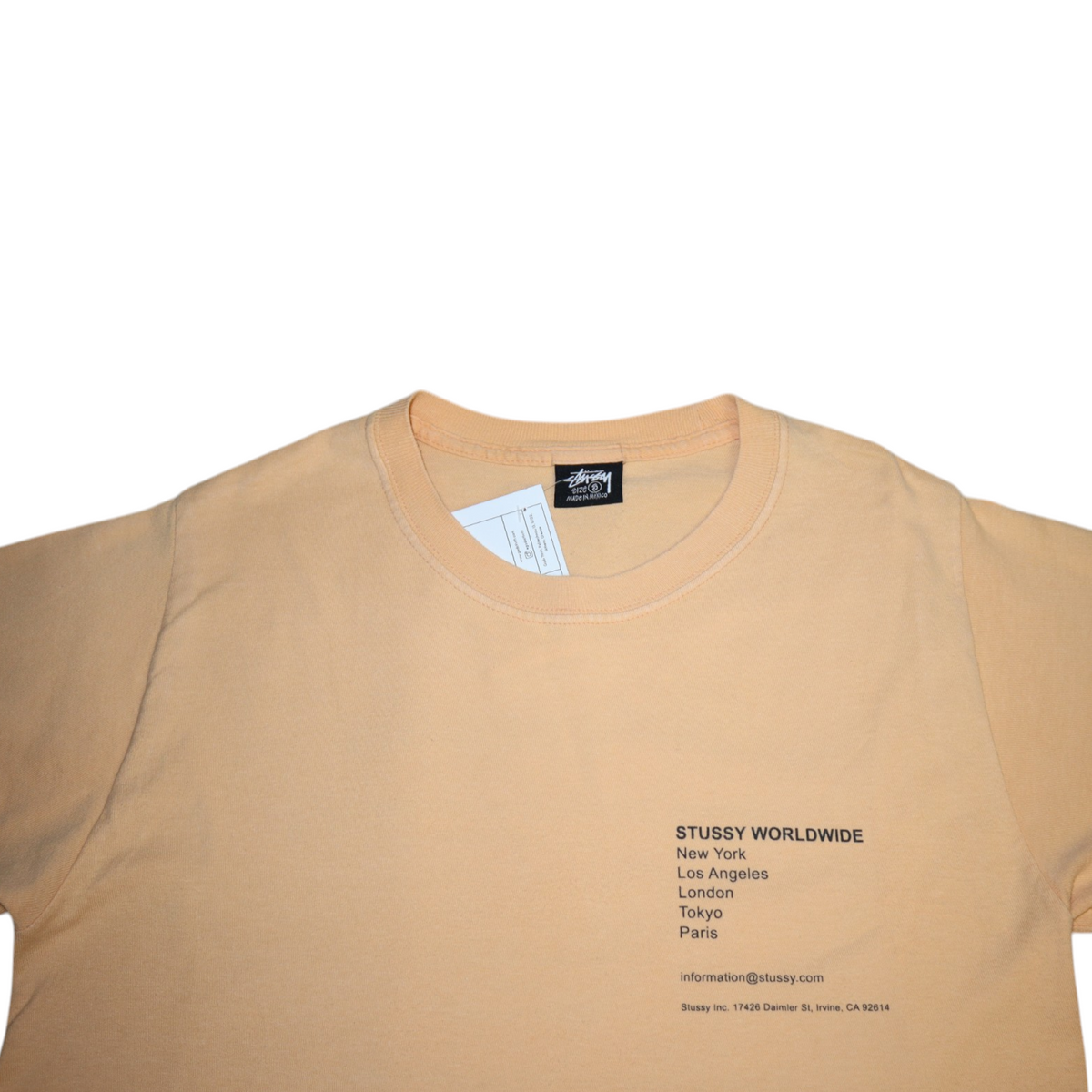 Stussy Modern Leaders Tee | Peach | Size S