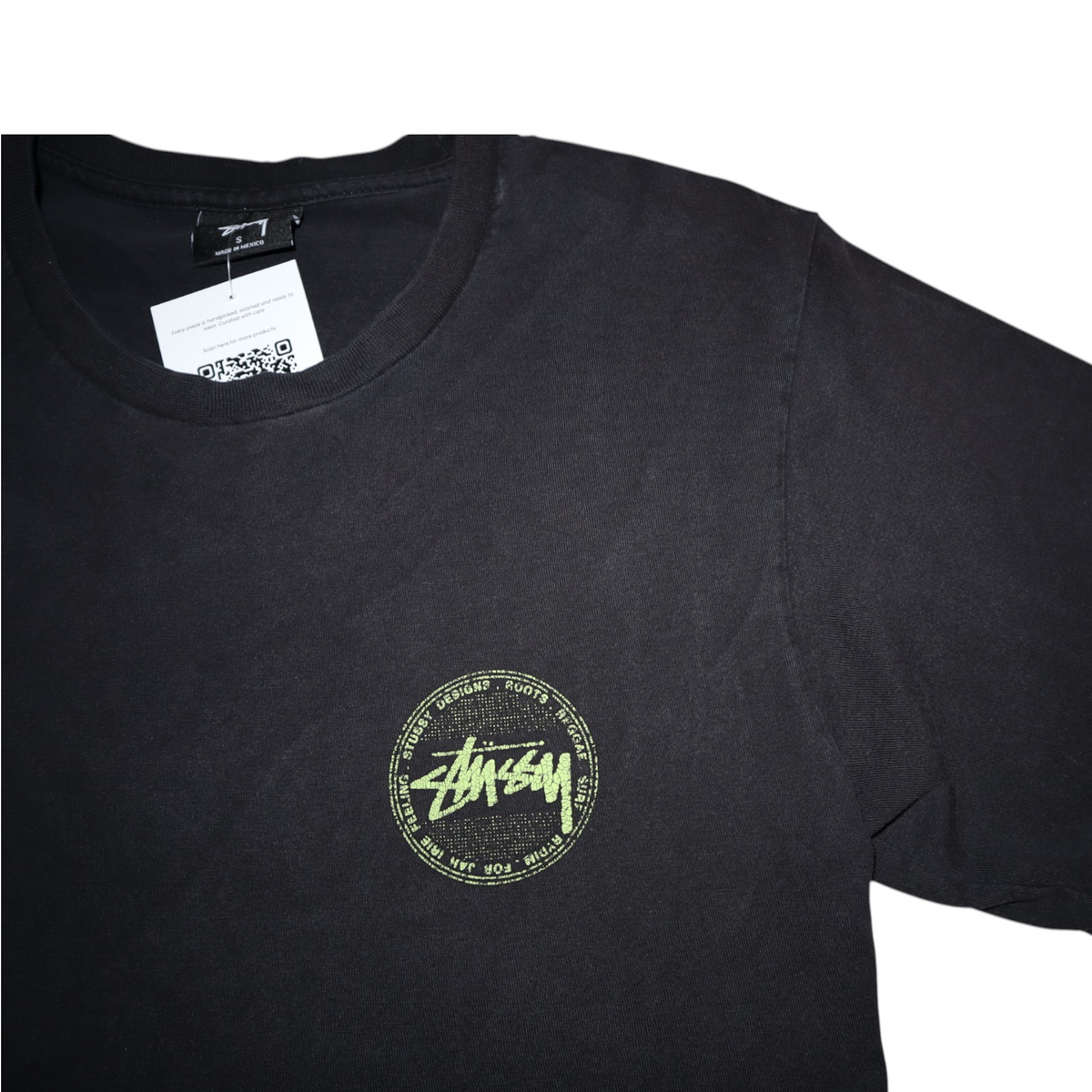 Stussy Designs Tee | Black / Green | Size S