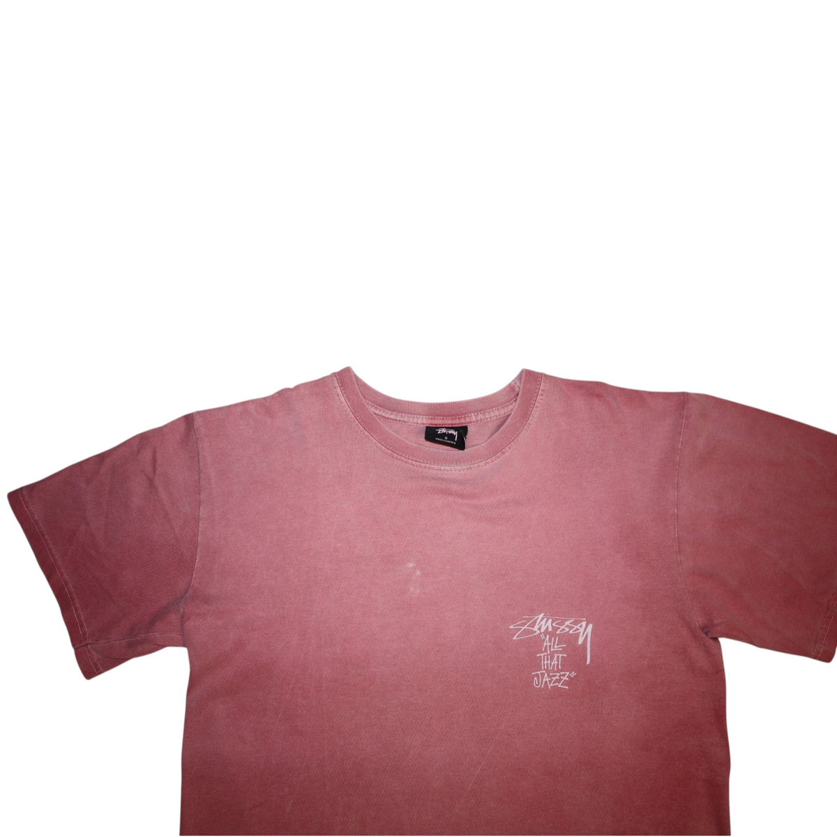 Stussy Saxophone Tee | Washed Pink | Size S