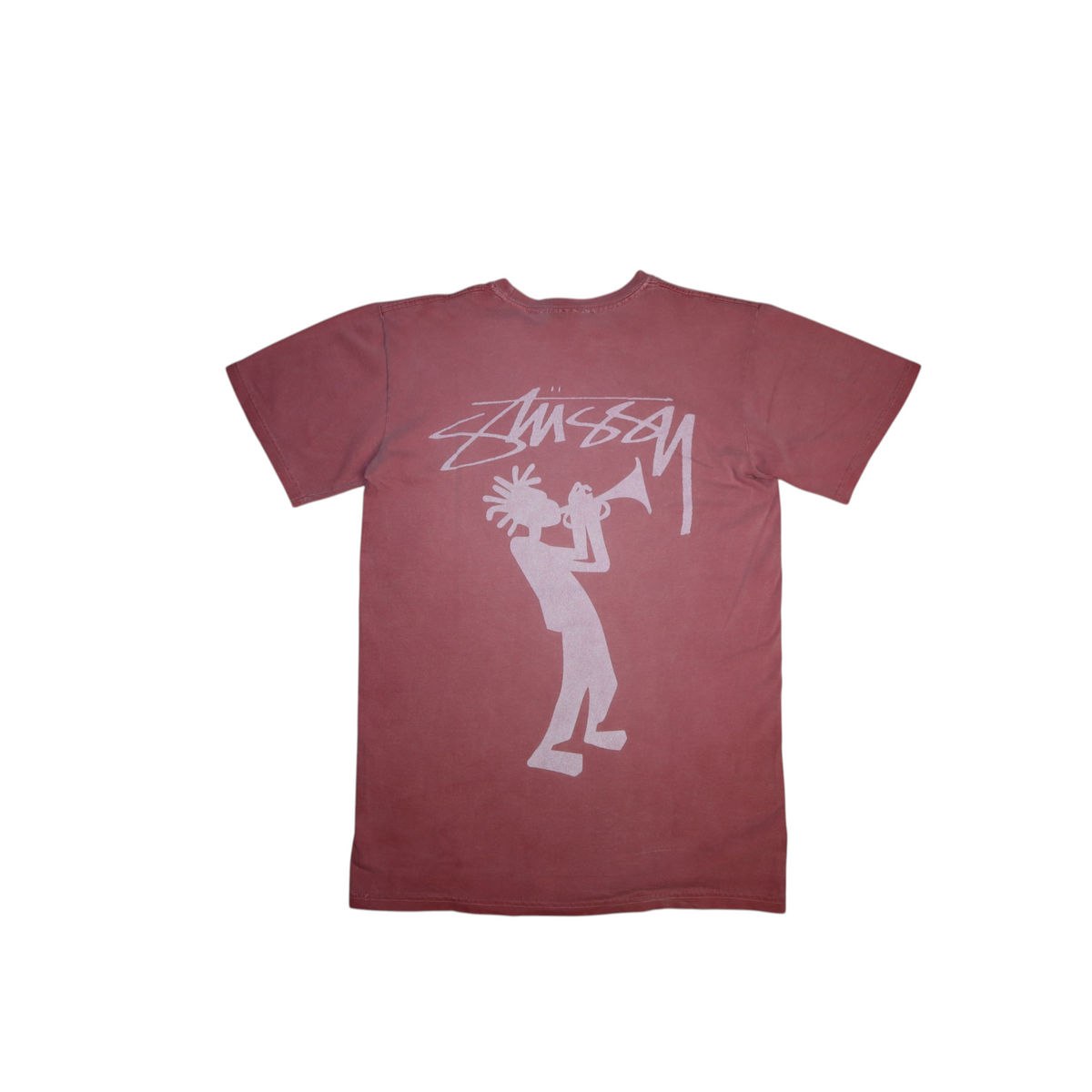 Stussy Saxophone Tee | Washed Pink | Size S