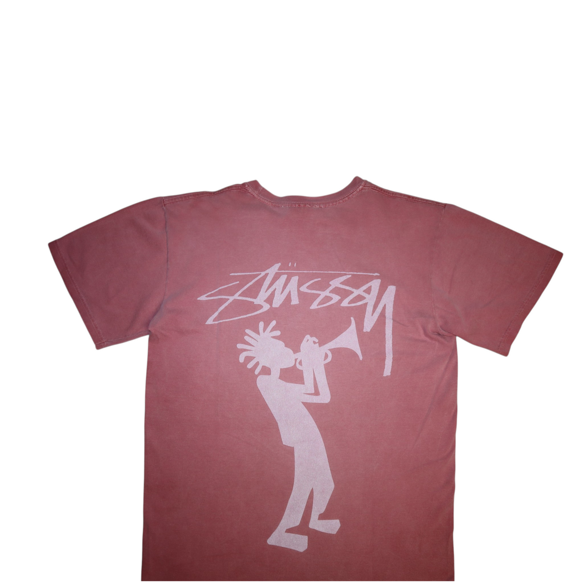 Stussy Saxophone Tee | Washed Pink | Size S
