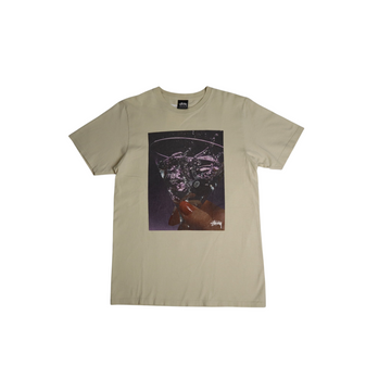 Stussy Eight Ball Martini Glass Tee | Cream | Size S