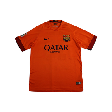 Εκτός έδρας φανέλα Nike FC Barcelona 2014/15 | Πορτοκαλί | Messi 10 | Μέγεθος M