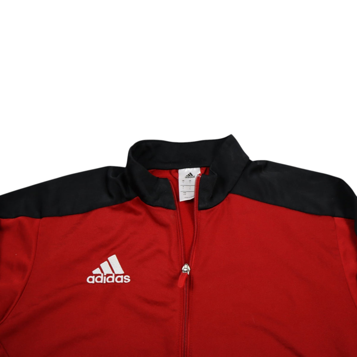 Vintage 2000s Adidas Track Jacket | Red / Black | Size M