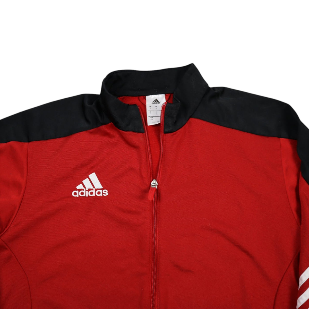 Vintage 2000s Adidas Track Jacket | Red / Black | Size M