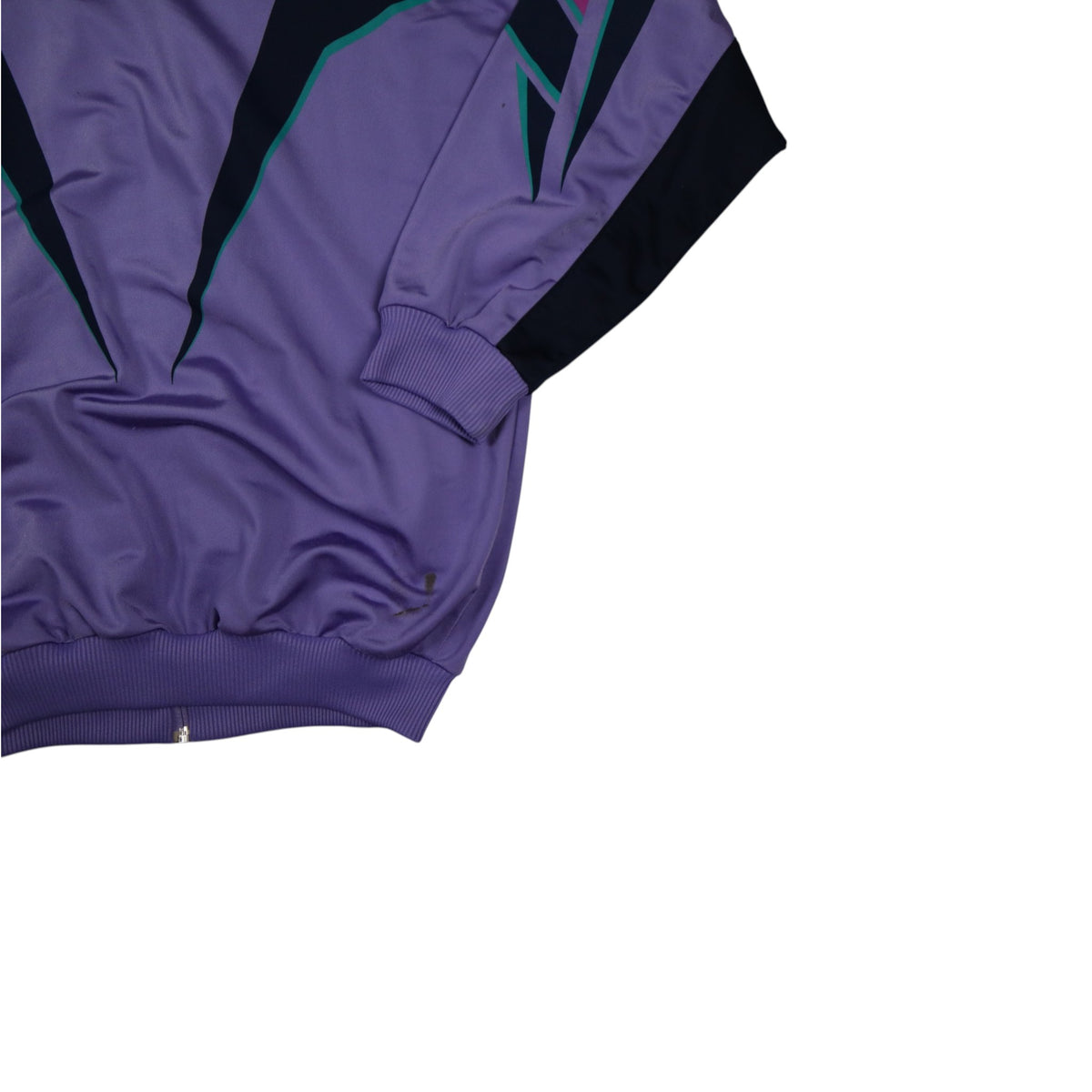 Vintage Early 90s Adidas Track Jacket | Purple Multicolour | Size L