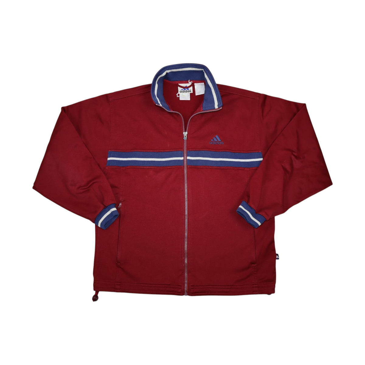 Vintage 2000s Adidas Track Jacket | Burgundy | Size S
