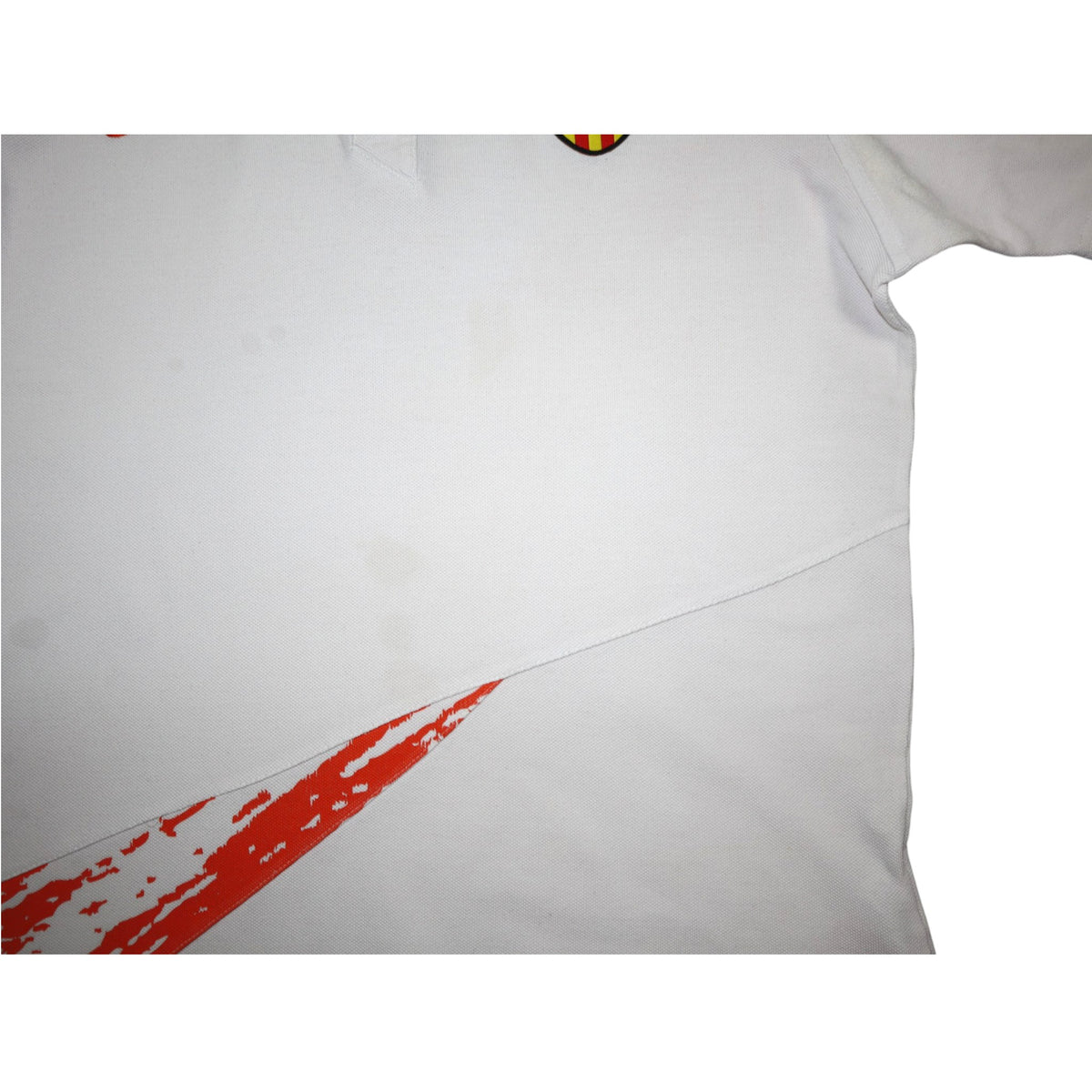 Nike Valencia CF 2000s Polo Shirt | White / Orange | Size M
