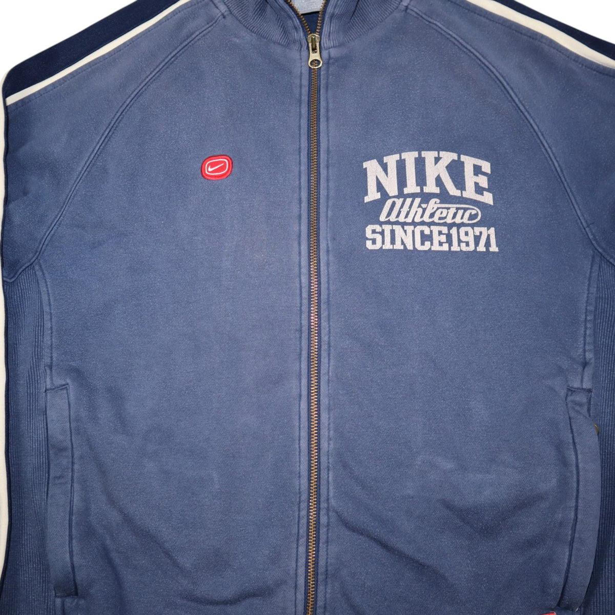 Vintage 2000s Nike Zip Jacket | Navy | Size M