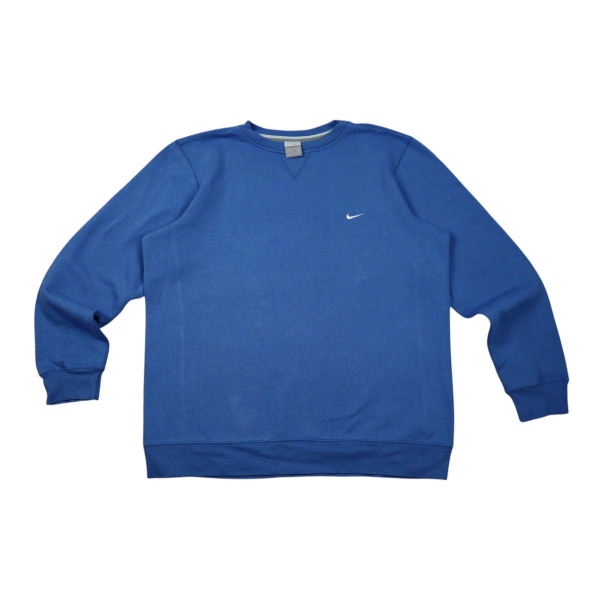Vintage 2000s Nike Mini Swoosh Crewneck | Royal Blue | Size M