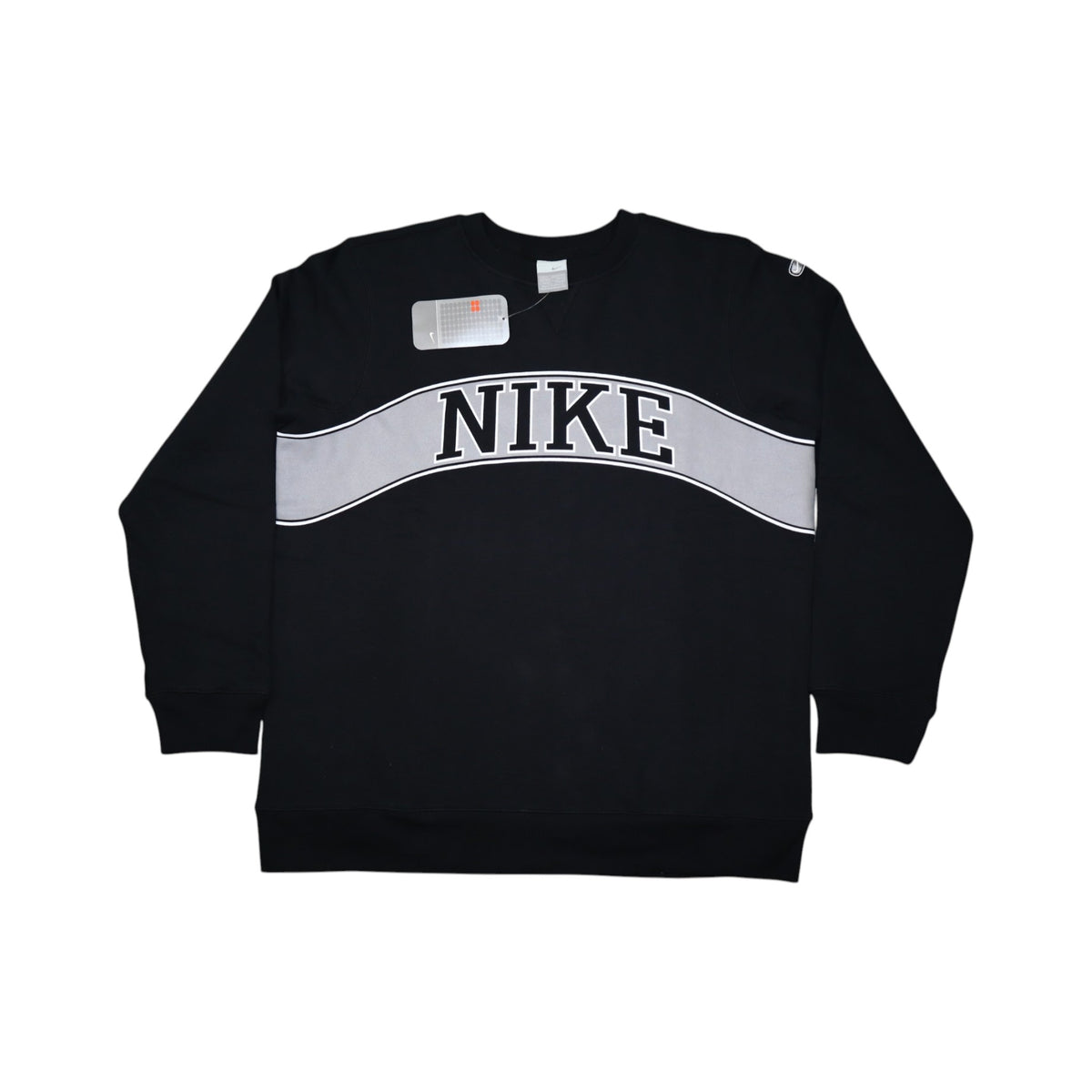 Deadstock Vintage 2000 Nike Spellout Crewneck | Black | Size M