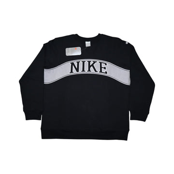 Deadstock Vintage 2000 Nike Spellout Crewneck | Black | Size M