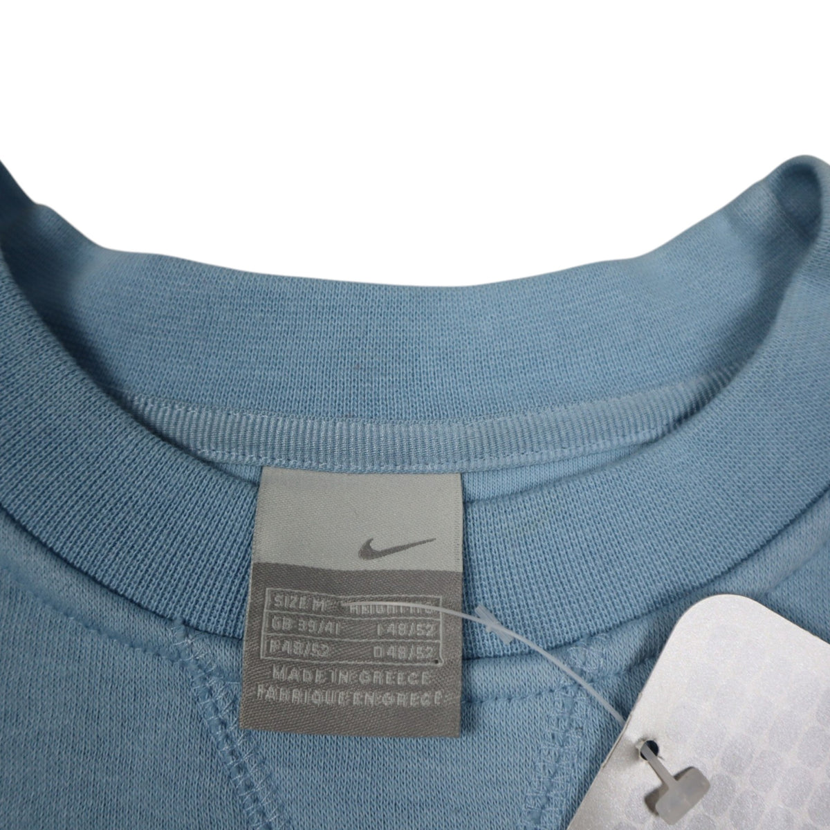 Deadstock Vintage 2001 Nike Just Do It Crewneck | Baby Blue | Size M