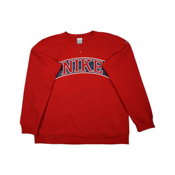 Vintage 2002 Nike Spellout Crewneck | Red | Size M
