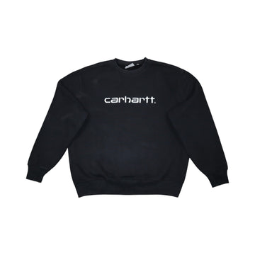 Vintage 2000s Carhartt Spellout Crewneck | Black | Size L