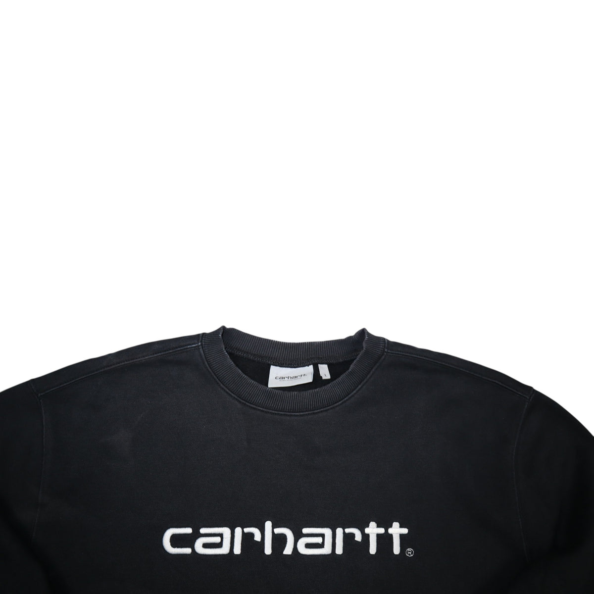 Vintage 2000s Carhartt Spellout Crewneck | Black | Size L