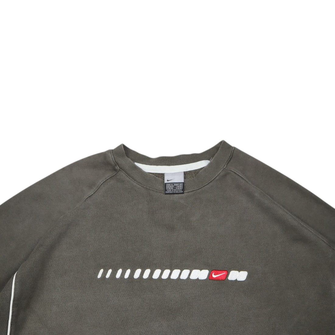 Vintage 2000s Nike Graphic Crewneck | Olive | Size XL