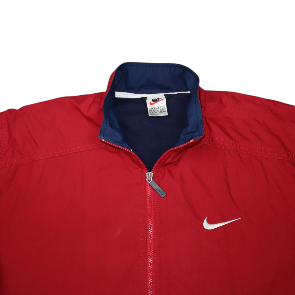 Vintage 90s Nike Track Jacket | Burgundy | Size M