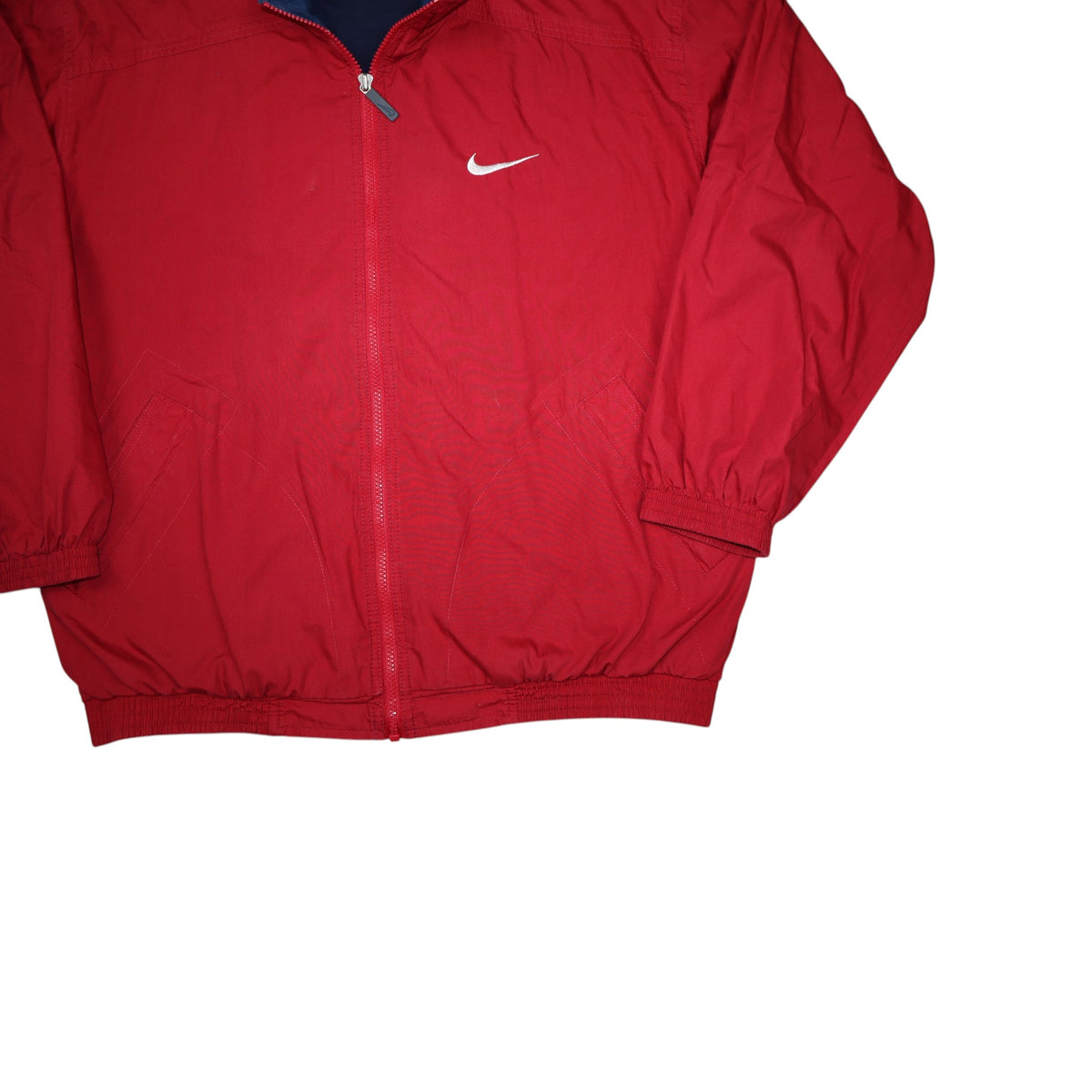 Vintage 90s Nike Track Jacket | Burgundy | Size M