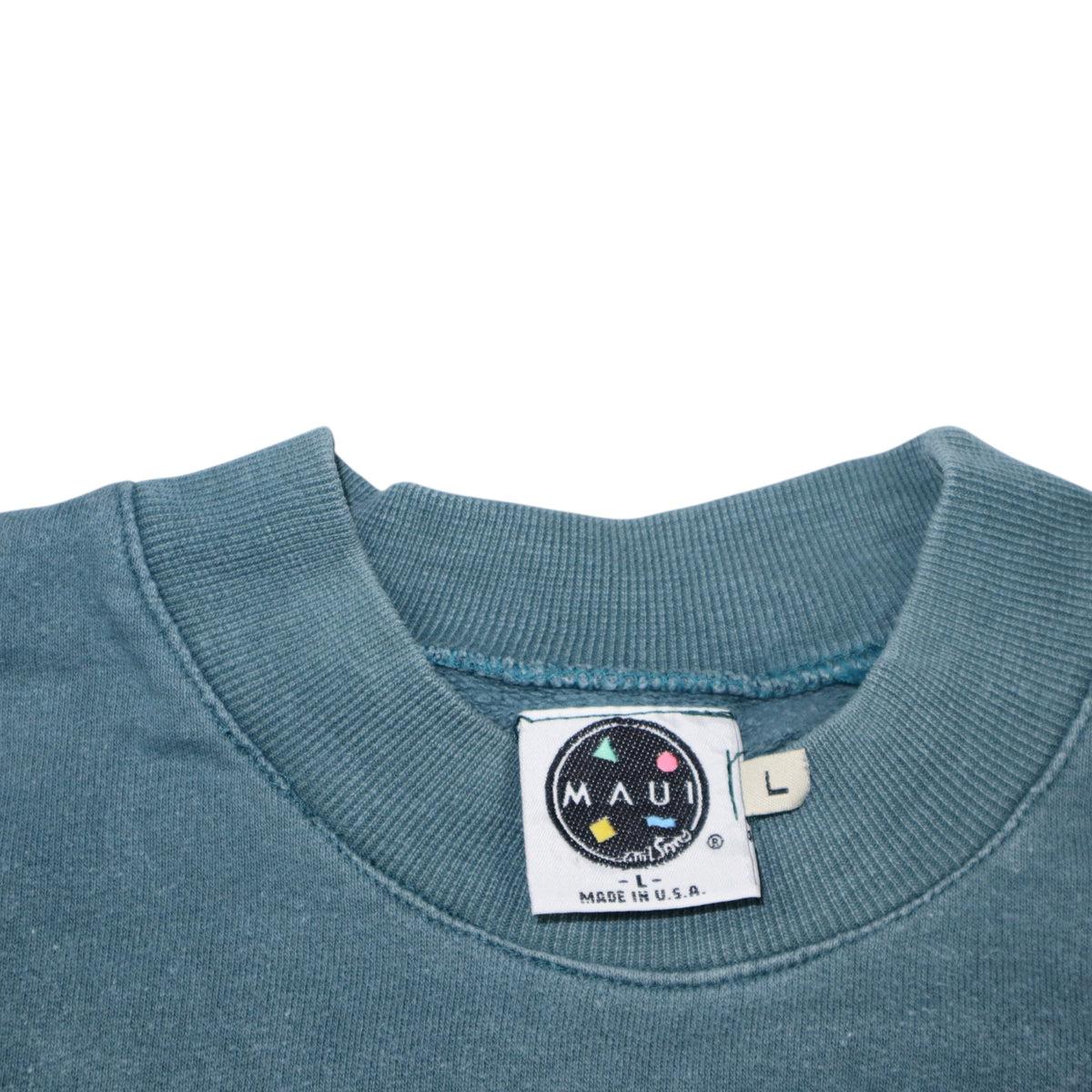 Vintage 90s Maui and Sons Crewneck | Petrol | Size Men's M
