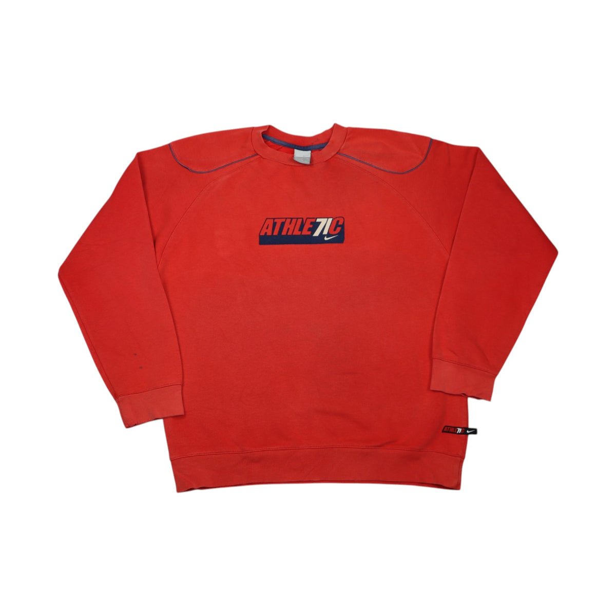 Vintage 2000s Nike Athletic Crewneck | Red | Size Men's M