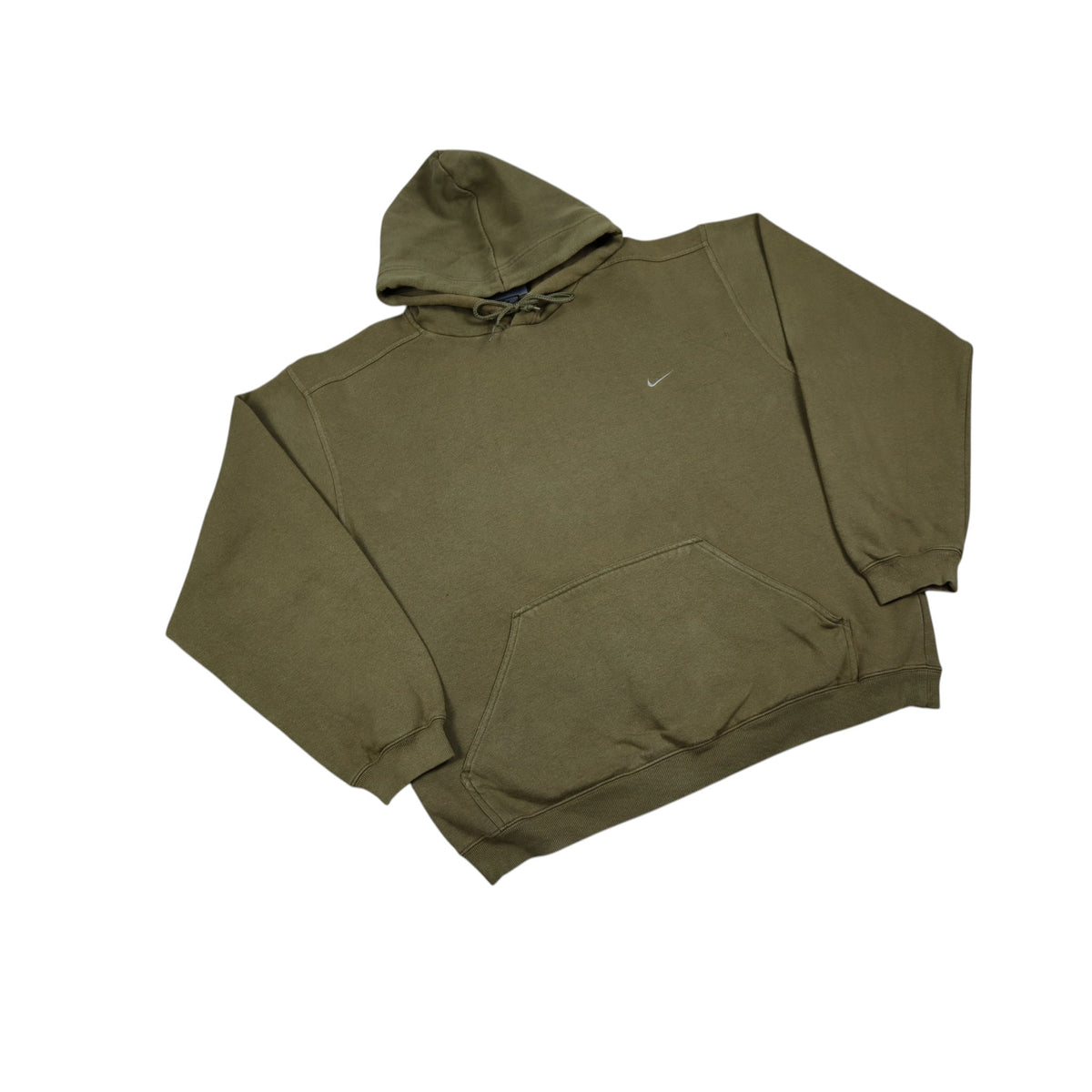 Vintage Early 2000s Nike Hoodie| Olive | Size M