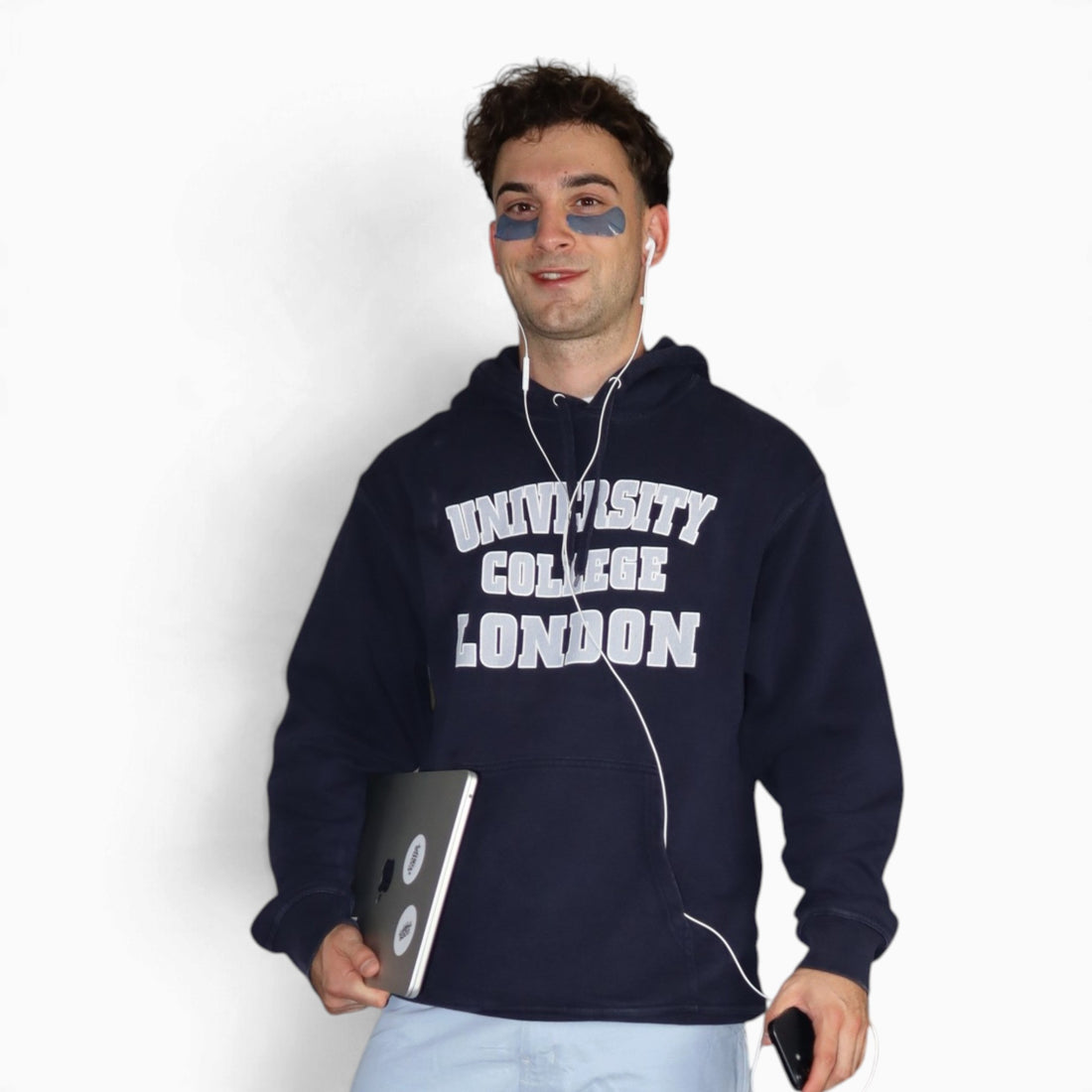 Vintage University College London Sweatshirt | Navy | Size M