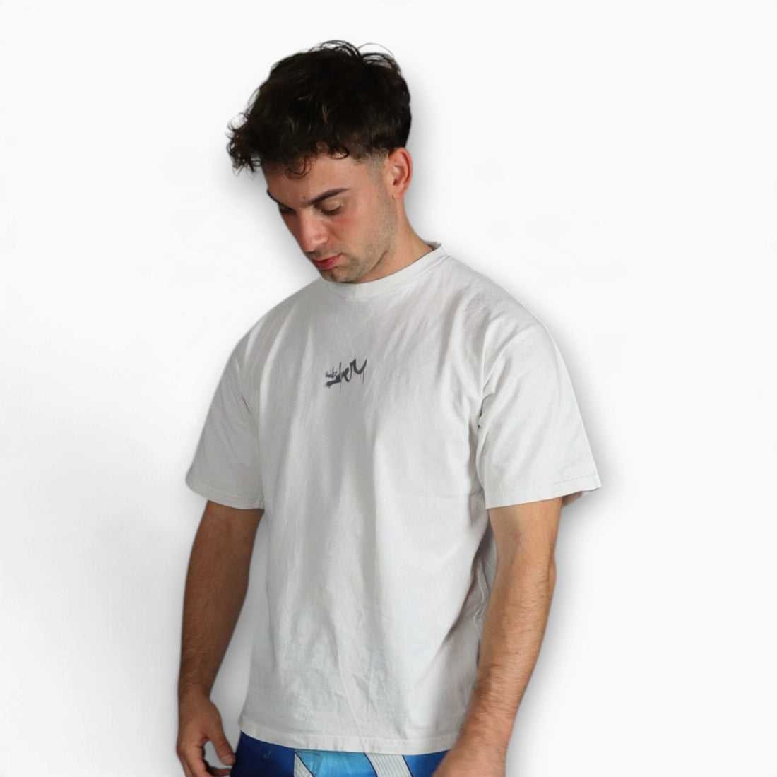 Vintage 2000s Quiksilver Tee | White | Size M