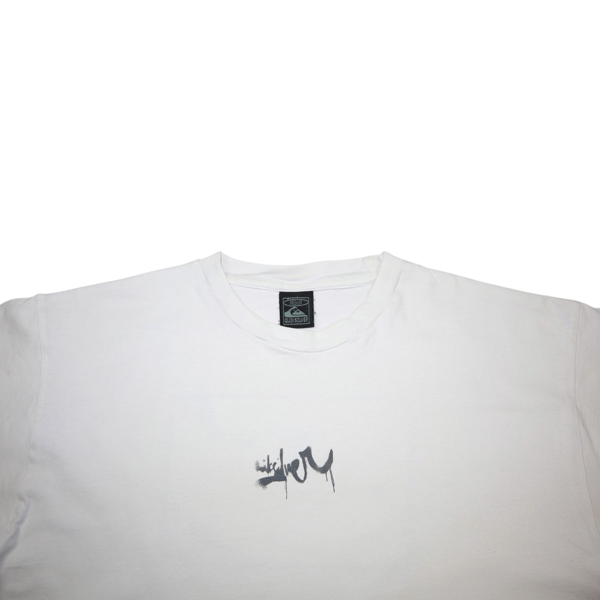 Vintage 2000s Quiksilver Tee | White | Size M