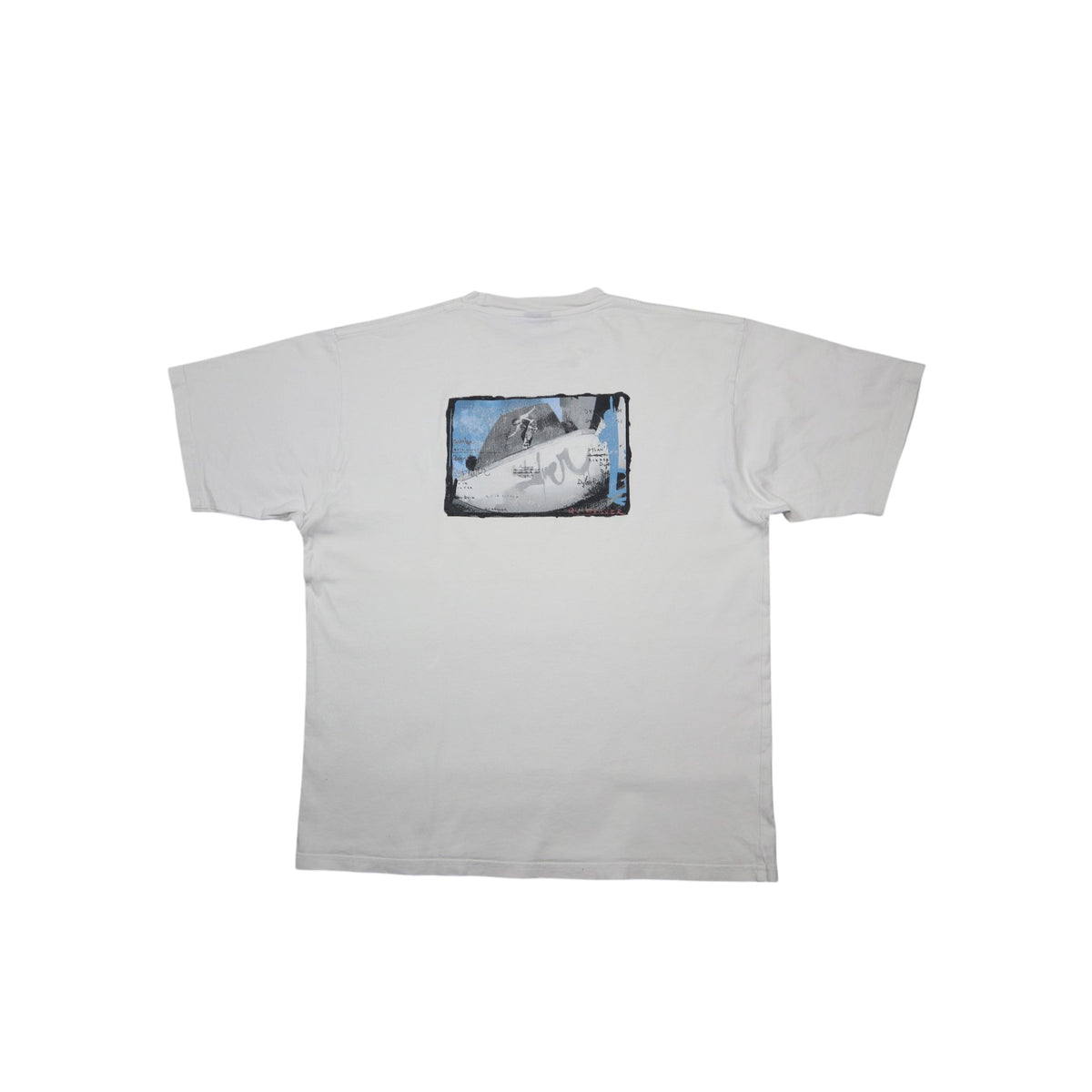 Vintage 2000s Quiksilver Tee | White | Size M