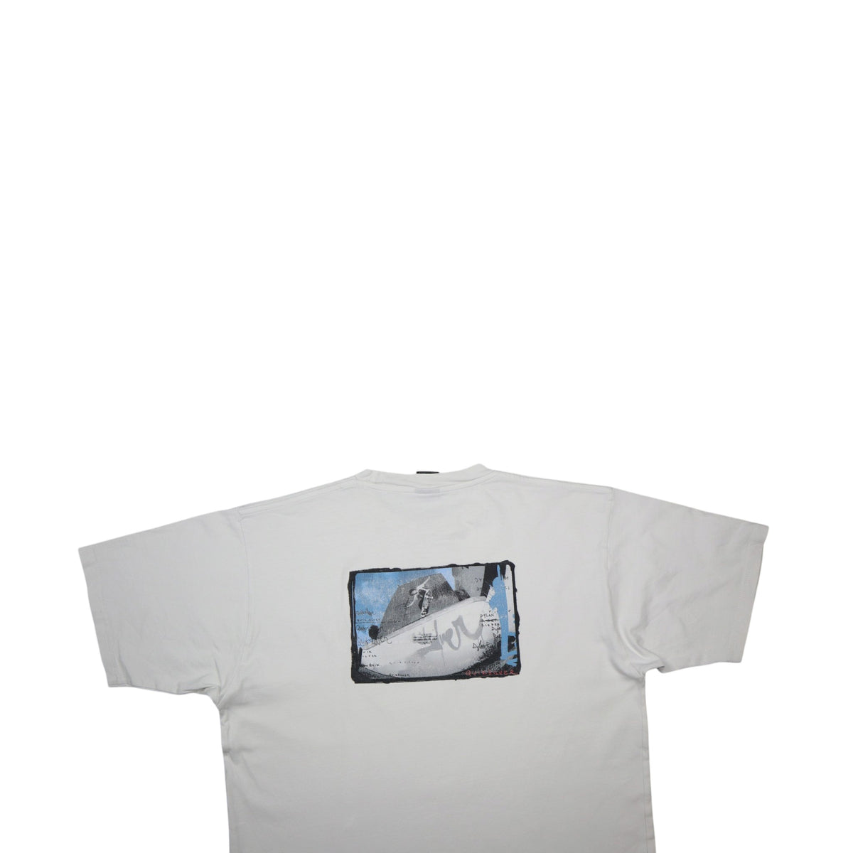 Vintage 2000s Quiksilver Tee | White | Size M