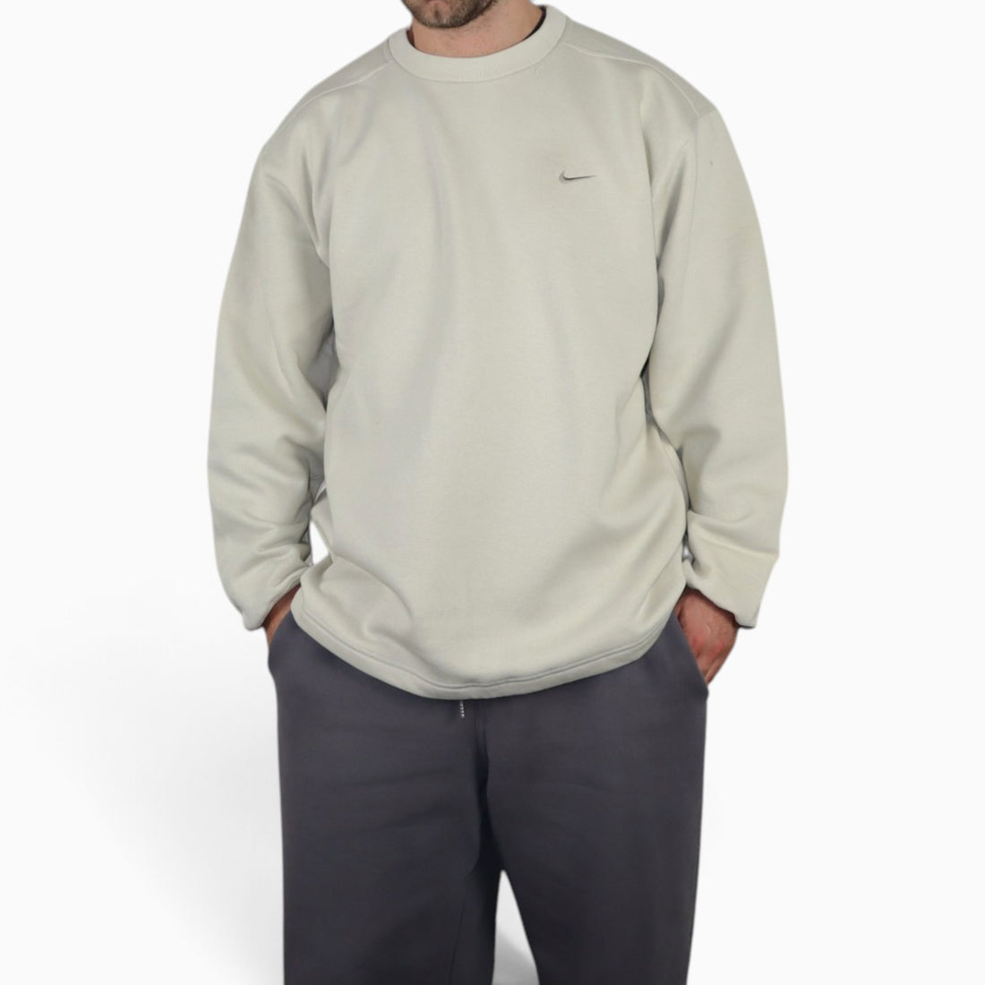Vintage Nike Crewneck | Cream | Size L