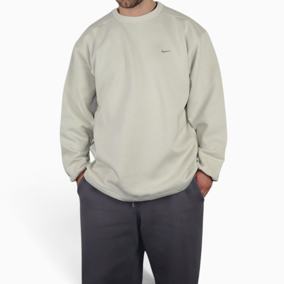 Vintage Nike Crewneck | Cream | Size L