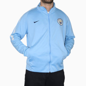 Vintage Nike Manchester City Track Jacket | Baby Blue | Size L