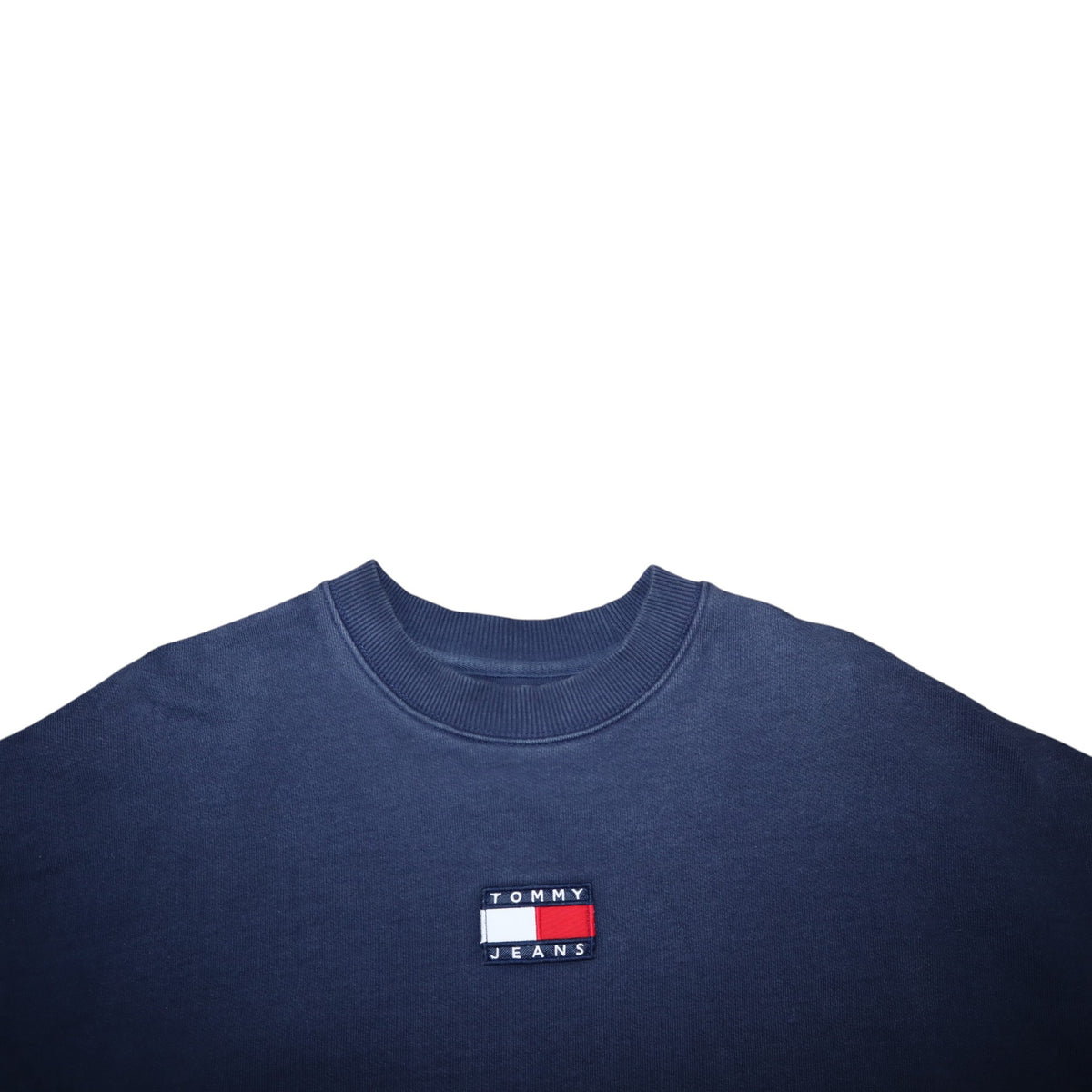 Vintage Tommy Jeans Boxy Heavyweight Crewneck | Navy | Size S