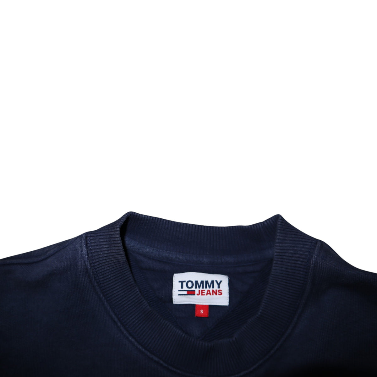 Vintage Tommy Jeans Boxy Heavyweight Crewneck | Navy | Size S