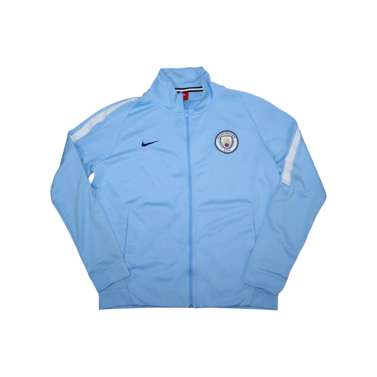 Vintage Nike Manchester City Track Jacket | Baby Blue | Size L