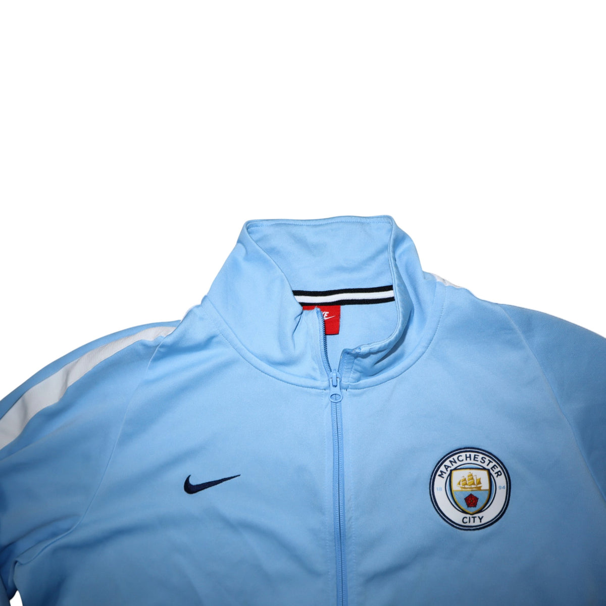 Vintage Nike Manchester City Track Jacket | Baby Blue | Size L