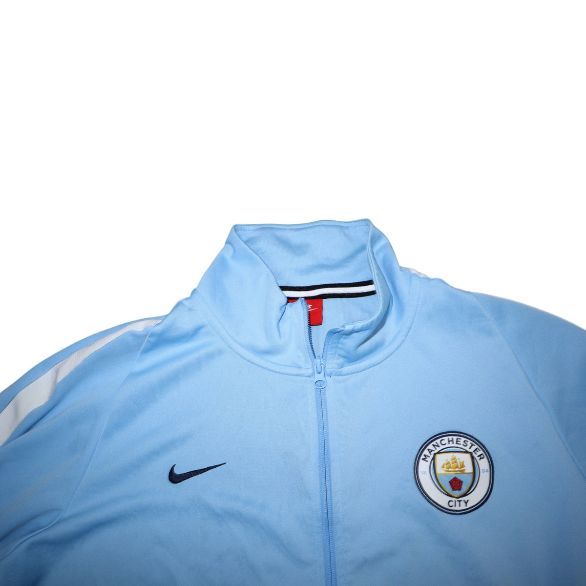 Vintage Nike Manchester City Track Jacket | Baby Blue | Size L