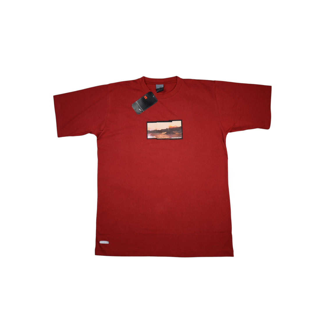 Vintage 2001 Nike Running Tee | Deep Red | Size M | Made in Greece