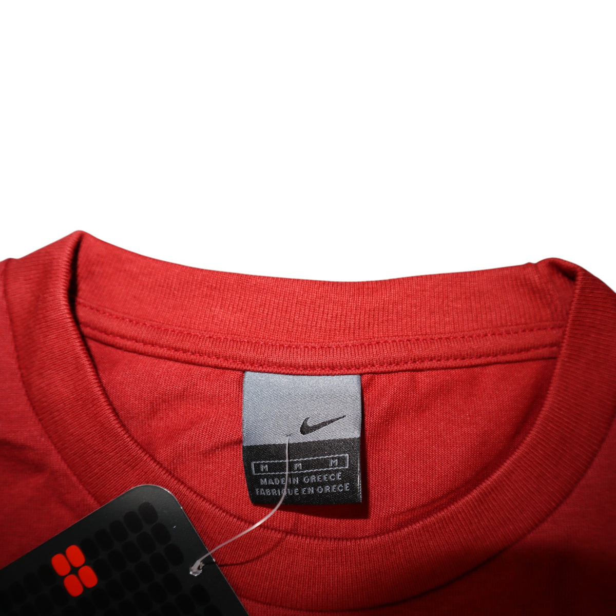 Vintage 2001 Nike Running Tee | Deep Red | Size M | Made in Greece