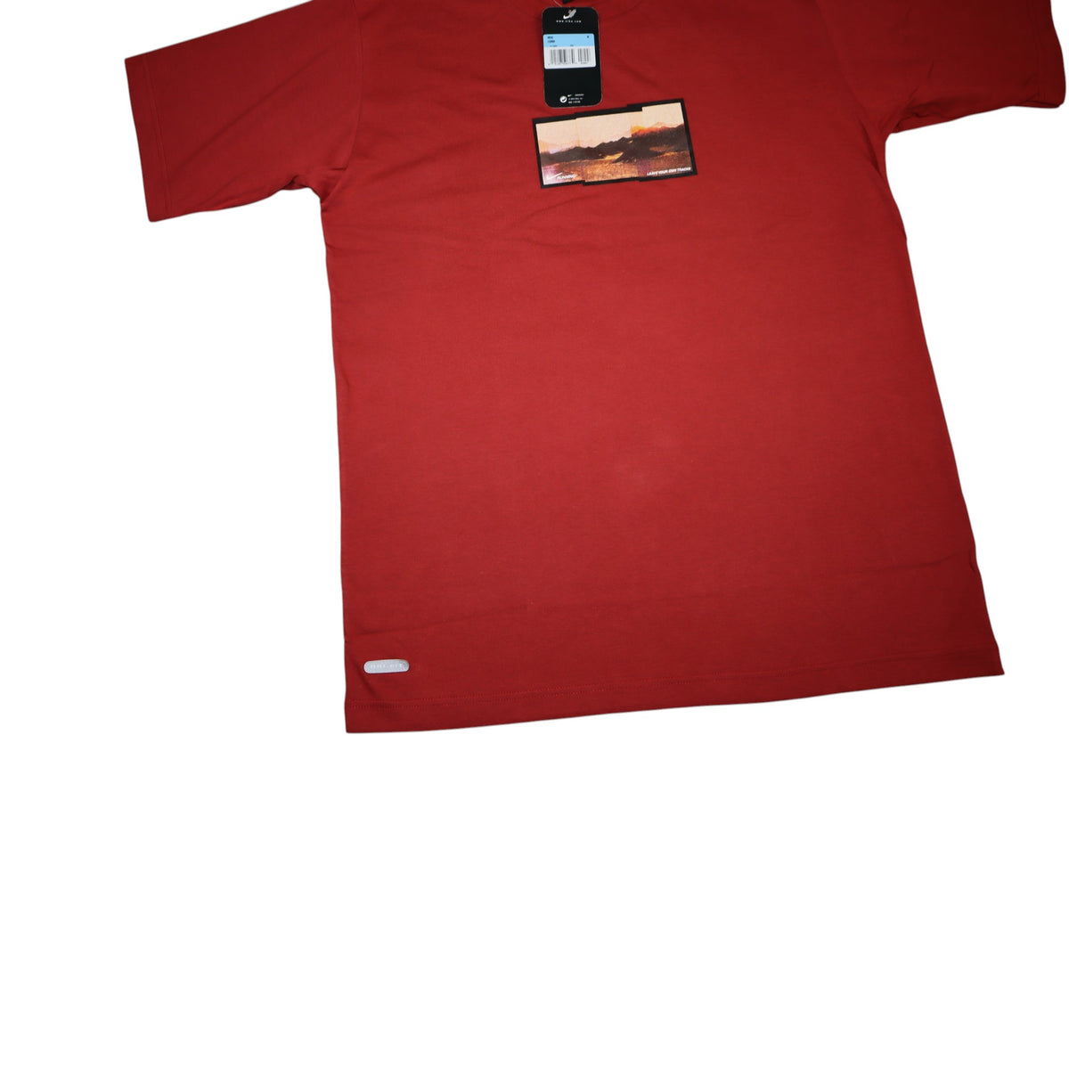 Vintage 2001 Nike Running Tee | Deep Red | Size M | Made in Greece