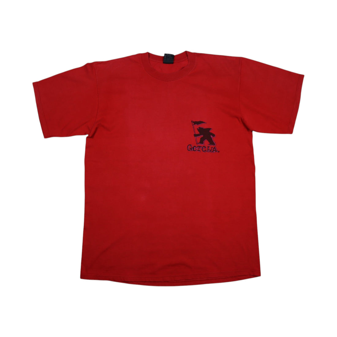 Vintage 90s Gotcha Surf Tee | Red | Size L | Made in USA