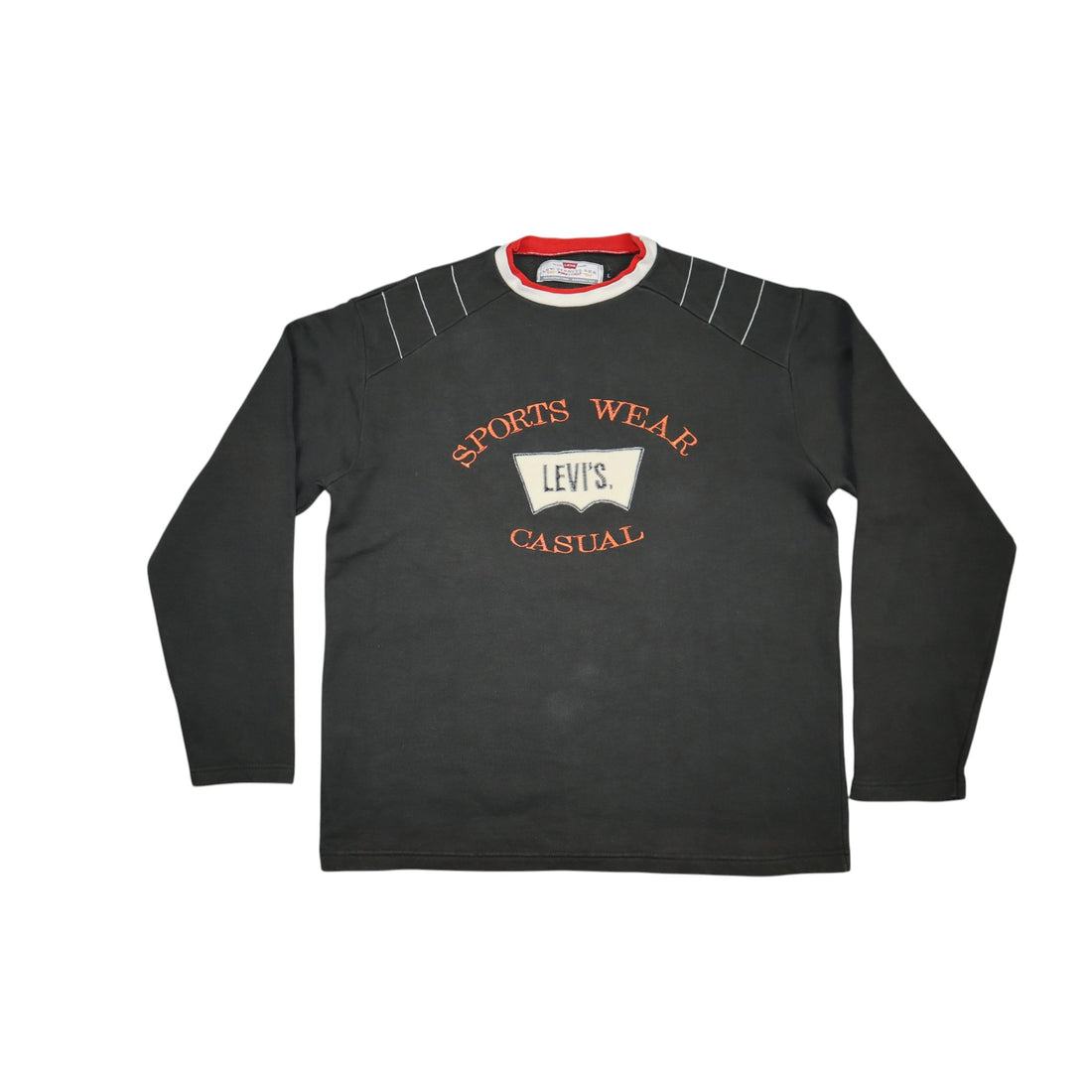 Vintage 2000s Levi's Sportswear Crewneck | Dark Olive | Size L