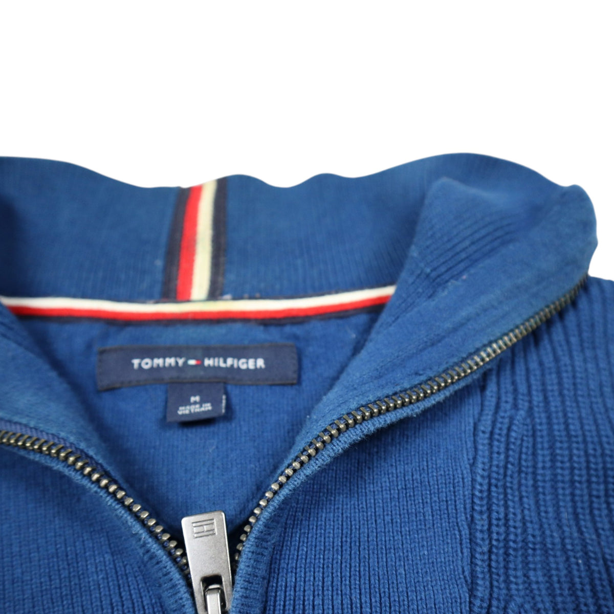 Tommy Hilfiger Knit Quarter-Zip | Blue | Size M